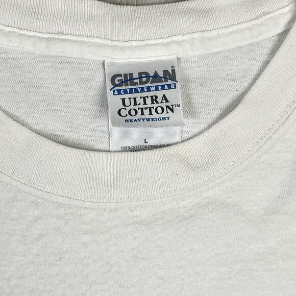 Vintage Y2K Usher Concert Tour Rap R&B T Shirt White Mens Size Large 90s J - Picture 5 of 8